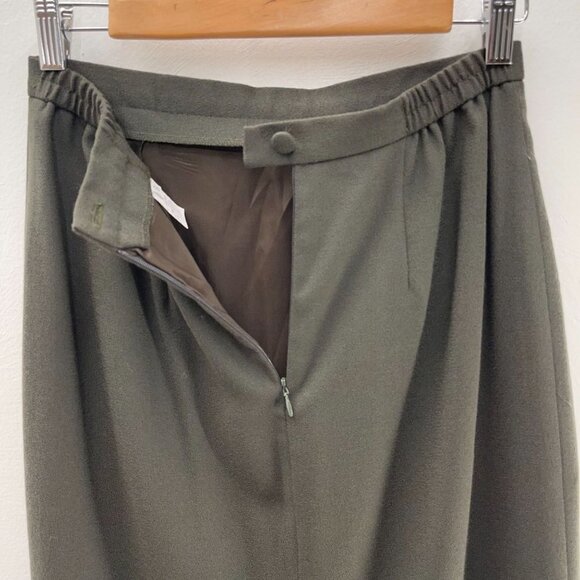 Lew Magram Size 8 90s Equestrian-Style Suit w Hi-Lo Jacket & Knee Skirt w Slit - Picture 7 of 16